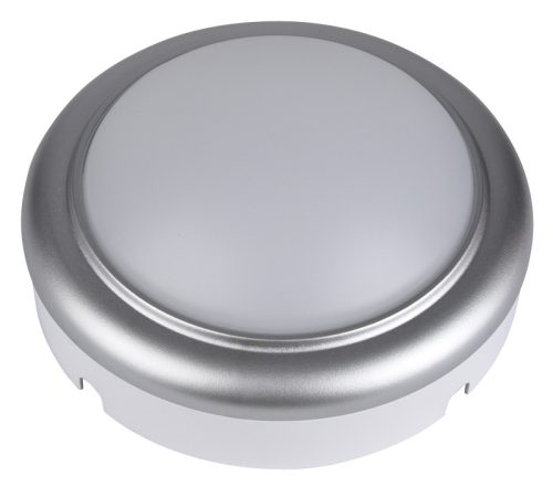 LED hajólámpa kerek 8W 4000K ezüst keret