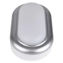 LED hajólámpa ovális 8W 4000K ezüst keret