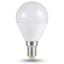 LED lámpa E14 (5W/250°) Gömb meleg fehér