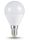 LED lámpa E14 (5W/250°) Gömb meleg fehér