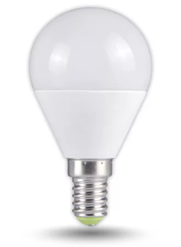 LED lámpa E14 (5W/250°) Gömb meleg fehér