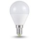 LED lámpa E14 (5W/250°) Gömb meleg fehér