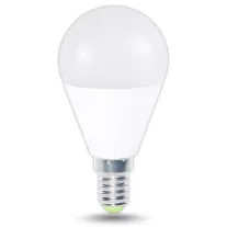LED lámpa E14 (8W/250°) Gömb meleg fehér