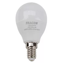   Gömb burájú LED fényforrás SAMSUNG chippel E14, 8W, 4000K