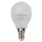 Gömb burájú LED fényforrás SAMSUNG chippel E14, 8W, 3000K