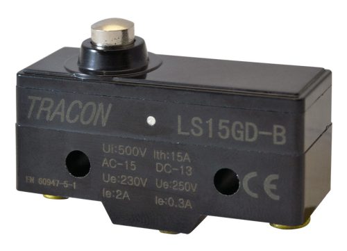 Helyzetkapcsoló, rövid kúpos, ütküzős 1×CO, 2A/230V AC, IP00