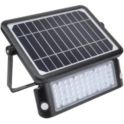  Napelemes LED fényvető mozgásérzékelővel 10 W, 4000 K, 1080 lm, IP65, 3,7 V 7200 mAh
