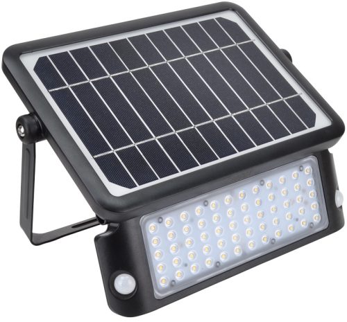 Napelemes LED fényvető mozgásérzékelővel 10 W, 4000 K, 1080 lm, IP65, 3,7 V 7200 mAh