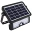 Napelemes LED fényvető mozgásérzékelővel 5 W, 4000 K, 500 lm, IP65, 3,7 V 2×1500 mAh