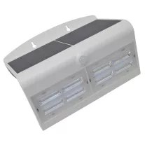   Napelemes LED fali világítótest mozgásérzékelővel, fehér 6,8 W, 4000 K, 800 lm, IP65, 3,7 V, 4 Ah