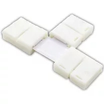   Forrasztás nélküli "T" gyorscsatl. egyszínű LED szalagokhoz W=8 mm, 2P