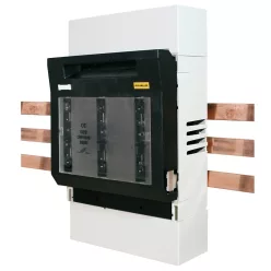   Biztosítós szakaszolókapcsoló, gyűjtősínre, felső kábelbev. 500/690V AC, 220/400V DC, max.250A, 3P, 1, 60mm