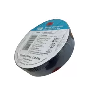 3M Temflex 165 PVC Szigetelőszalag Fekete 10m
