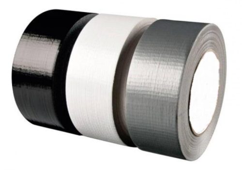 Szövetbetétes ragasztószalag fekete