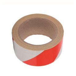 Jelölő szalag piros/fehér 50mm