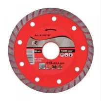 Gyémánt vágókorong, tégla, kő és beton D=115mm TURBO