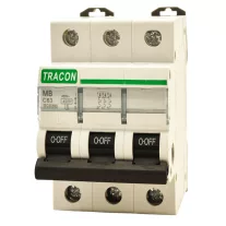 Kismegszakító, 3 pólus, C karakterisztika 32A, 4,5 kA