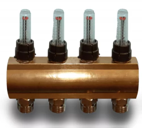 COMPUTHERM MF03 1"-os áramlásmérővel szerelt 5 leágazásos osztó