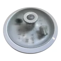   Mozgásérzékelős kör mennyezeti lámpa 2xE27 300mm fehér mintás