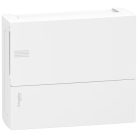 Schneider RESI9 MP Kiselosztó, teli ajtó, falon kívüli, 1x12 modul, PEN sín, komplett, fehér