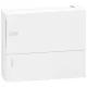 Schneider RESI9 MP Kiselosztó, teli ajtó, falon kívüli, 1x12 modul, PEN sín, komplett, fehér