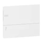 Schneider RESI9 MP Kiselosztó, teli ajtó, süllyesztett, 1x12 modul, PEN sín, komplett, fehér