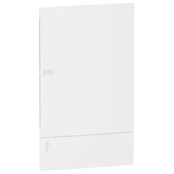   Schneider RESI9 MP Kiselosztó, teli ajtó, süllyesztett, 3x12 modul, PEN sín, komplett, fehér