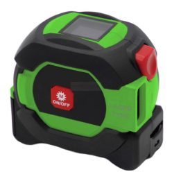 Mérőszalag és lézeres távolságmérő