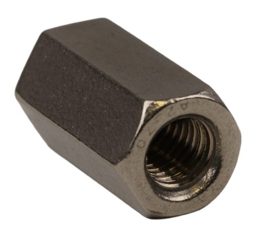 Menetes szál toldó, rozsdamentes, M6 M6