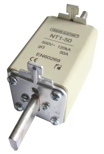 Késes biztosító 500V AC, 100A, 1, 120kA, aM