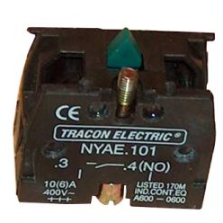   Érintkező-egység fémalapra szerelt nyomógombokhoz 1×NO, 3 A/400 V