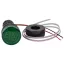Árammérő, LED jelzőfény, zöld 1-100A, Um=230VAC, d=22mm