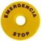 EMERGENCY STOP lap d=90mm; h=2mm; ABS