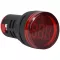 Feszültségmérő, LED jelzőfény,piros 24-500VAC, d=22mm