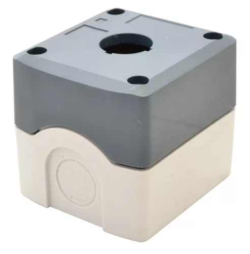 Tokozat 22 mm-es nyomógombokhoz szürke