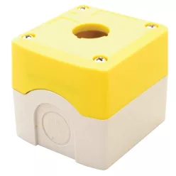 Tokozat 22 mm-es nyomógombokhoz sárga