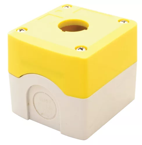 Tokozat 22 mm-es nyomógombokhoz sárga