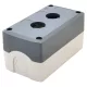 Tokozat 22 mm-es nyomógombokhoz szürke 2-es