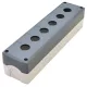 Tokozat 22 mm-es nyomógombokhoz szürke 6-os