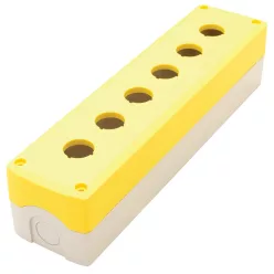 Tokozat 22 mm-es nyomógombokhoz sárga 6-os