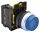 Kiálló nyomókapcsoló kék IP42