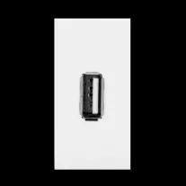 USB beköthető aljzat beépíthető fehér 2.0