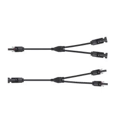 2db Y MC4 napelem csatlakozó lengő 30A 2,5-6 mm2