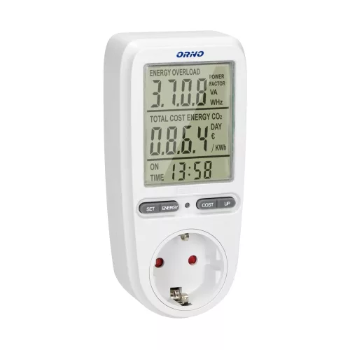 Digitális fogyasztásmérő 0-3680W 16A