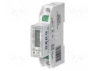 Digitális fogyasztásmérő 1 fázisú 100A, RS485, 230V, IP51, 1 modul MID hiteles
