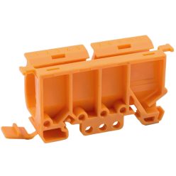   Adapter nyitható vezetékösszekötőhöz, sínre szerelhető PA66