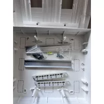   Lakáselosztó 18 modul IP40 falon kívüli Panasonic fehér ajtóval