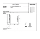 Lakáselosztó 24 modul IP40 falon kívüli Panasonic fehér ajtóval