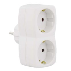 Elosztó, dupla dugalj függőleges