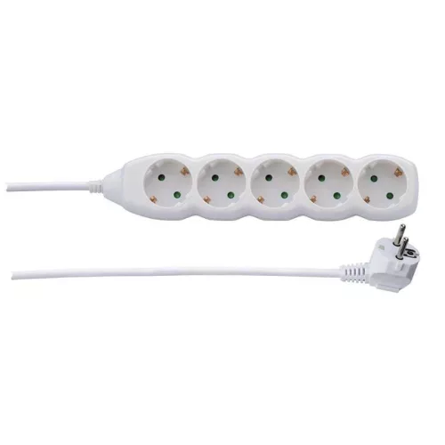 Hálózati elosztó 5h 1,5m 3x1mm2 vezeték